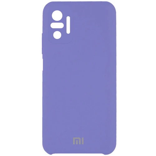 Чохол для телефона Mobile Case Silicone Cover Shield Camera Elegant Purple for Xiaomi Redmi Note 10 Pro / Note 10 Pro Max