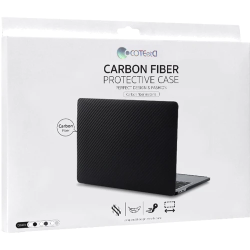 COTEetCI Carbon Pattern Protective Soft Shell Black (11003-BK) for MacBook Pro 13" M1 / Pro 13" M2: Тип аксессуара чехол