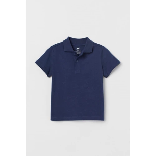 Поло H & M 1812-7180811 122-128 см темно-синє