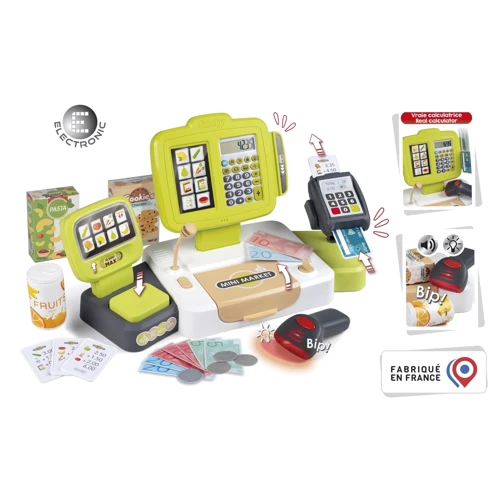 Электронная касса Smoby с терминалом, весами 39х21х16 см (350114): Производитель Smoby