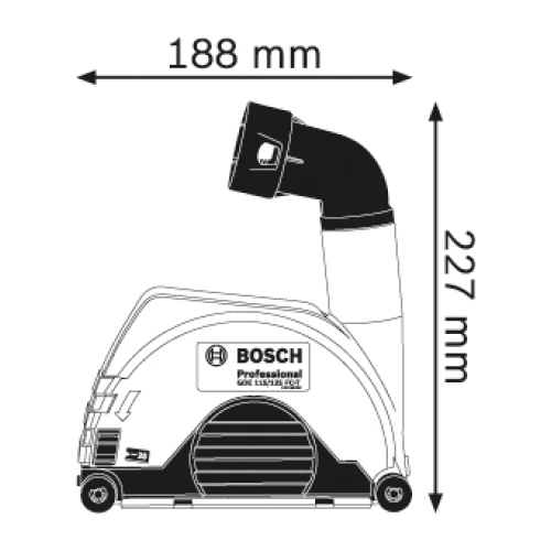 Насадка для пылеудаления Bosch GDE 115/125 FC-T (1600A003DK)
