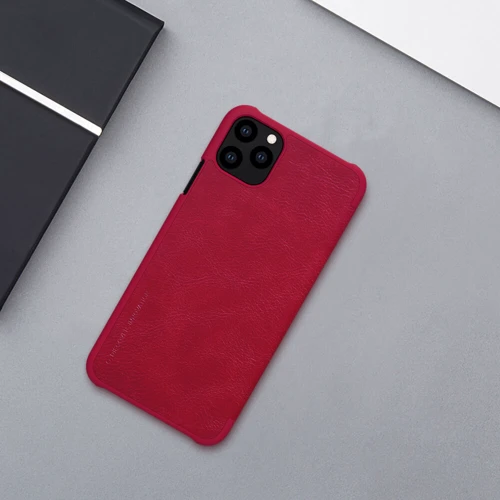 Чехол для iPhone Nillkin Qin Red for iPhone 11 Pro Max фото 6