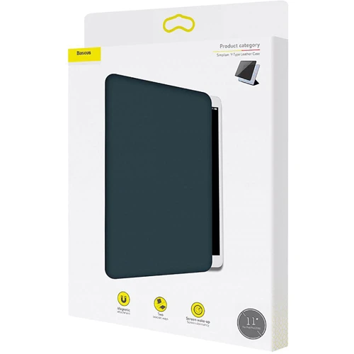 Аксессуар для iPad Baseus Simplism Y-Type Leather Case Blue (LTAPIPD-ASM03) for iPad Pro 11" 2018 фото 7