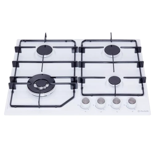 Варочная поверхность газовая Perfelli HGM 61614 WH: Количество конфорок 4