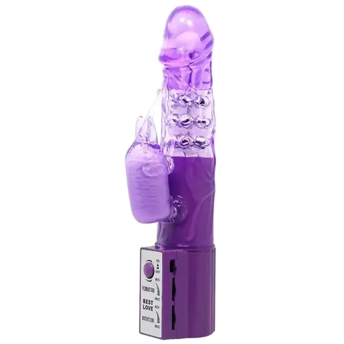 Вибратор с стимулятором клитора LYBAILE Cute Baby Vibrator (BW-004103 PINK)