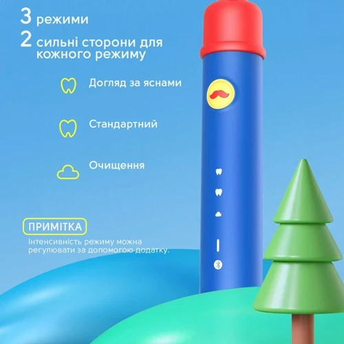 Зубна щітка Bitvae Smart K7S Kids blue: Технологія чищення ультразвуковая