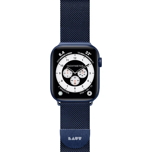 Аксессуар для Watch LAUT Steel Loop Blue (L_AWS_ST_BL ) for Apple Watch 38/40/41mm: Совместимость Apple Watch 41mm, Apple Watch 38mm, Apple Watch 40mm