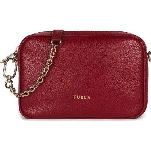 Жіноча сумка крос боді Furla Real Mini Camera Case вишнева (WB00243HSF000CGQ00)