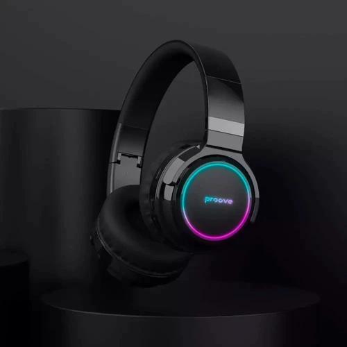 Наушники Proove Galaxy Black (HPGL00010001): Тип конструкции полноразмерные