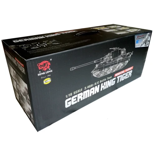 Танк на радіокеруванні 1:16 Heng Long King Tiger Henschel з пневмогарматою та та/до боєм: Виробник Heng Long