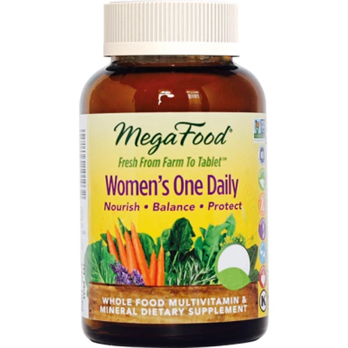 MegaFood Women's One Daily Whole Food Multivitamin & Mineral 90 Tabs Мультивитамины и минералы для женщин