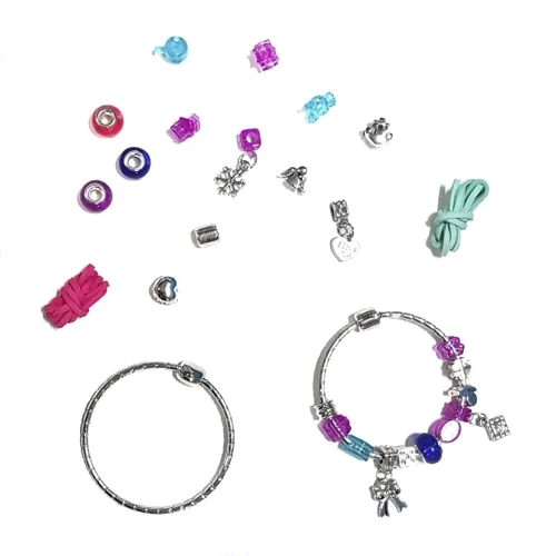 Ігровий набір для створення прикрас для дівчаток QUNXING Браслет шарм та підвіска (868-76)