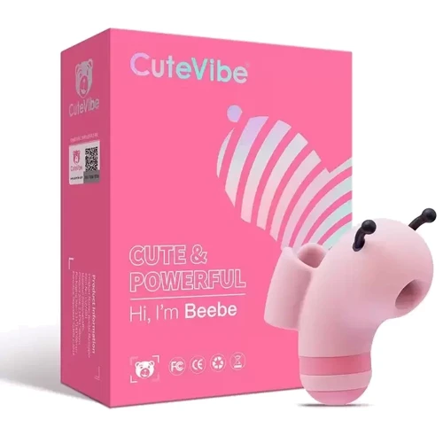 Вакуумный вибратор CuteVibe Beebe Pink