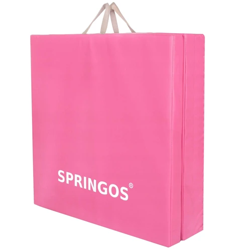 Мат гімнастичний складаний Springos 180 x 60 x 5.5 см Pink (FA0061) фото 5