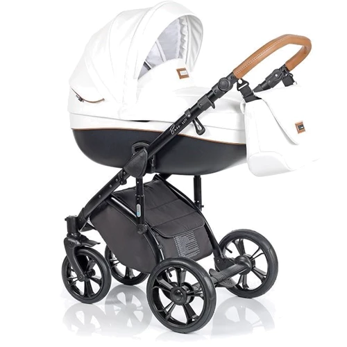 Универсальная коляска 2 в 1 Roan Bass Soft Eco Caramel White