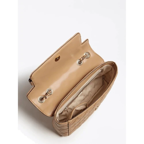 Жіноча сумка через плече Guess Illy Convertibe Crossbody Flap темно-бежева (HWVG7970210-BEI): Країна виробник В'єтнам