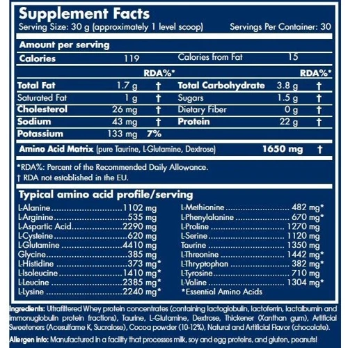 Протеїн Scitec Nutrition 100% Whey Protein 920 g /30 servings/ Chocolate: Вид сироваткові