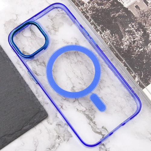 Чехол для iPhone Epik TPU Iris with MagSafe Blue for iPhone 14 Pro: Тип чехла накладка на заднюю часть