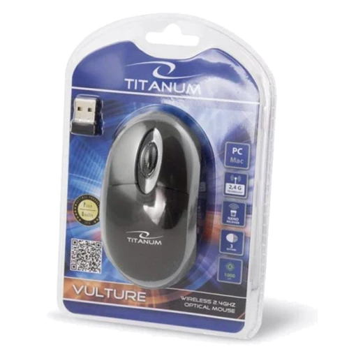 Мишка Esperanza Titanum TM116E: інтерфейс підключення Wireless (радіо інтерфейс)