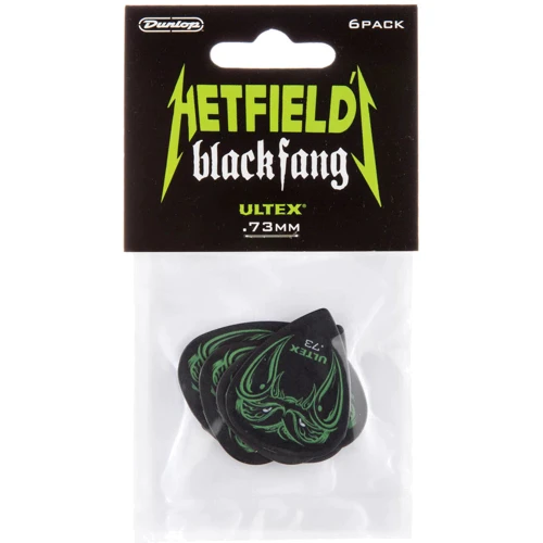Медиатор Медиатор DUNLOP HETFIELD'S BLACK FANG PICK .73MM: Тип Медиатор
