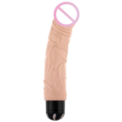 Вибратор Pure Stud Vibrator Flesh, 19x4.3 см