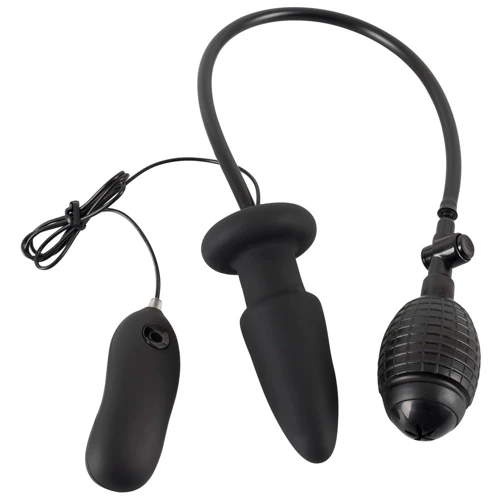 Анальная пробка You2Toys - Inflatable + Vibrating Butt Plug
