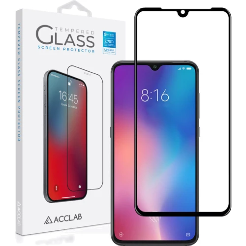 Аксесуар для смартфона ACCLAB Tempered Glass Full Glue Black для Xiaomi Mi 9 SE
