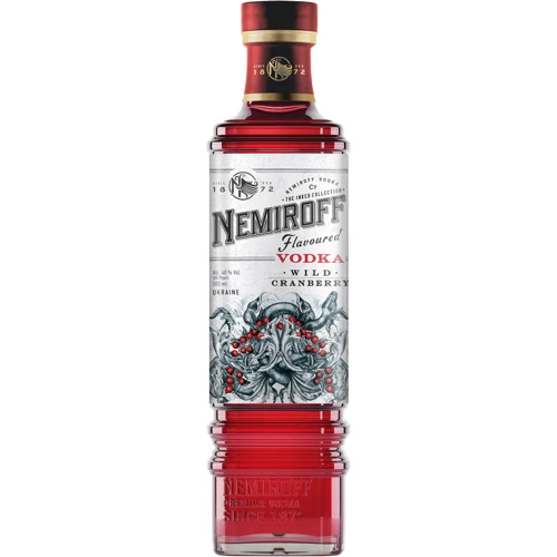 Настойка Nemiroff WILD CRANBERRY De Luxe 40% 0,5 л (NMF4820181425999)