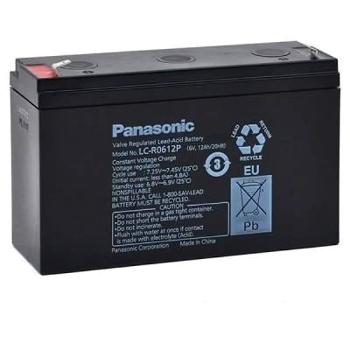PANASONIC 6V 12Ah (LC-R0612P)