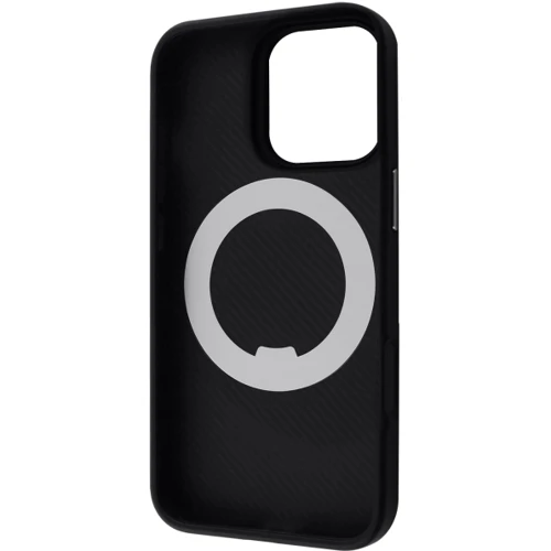 Чехол для iPhone Proove Reinforce Case with Magnetic Ring Black for iPhone 16 Pro: Цвет черный