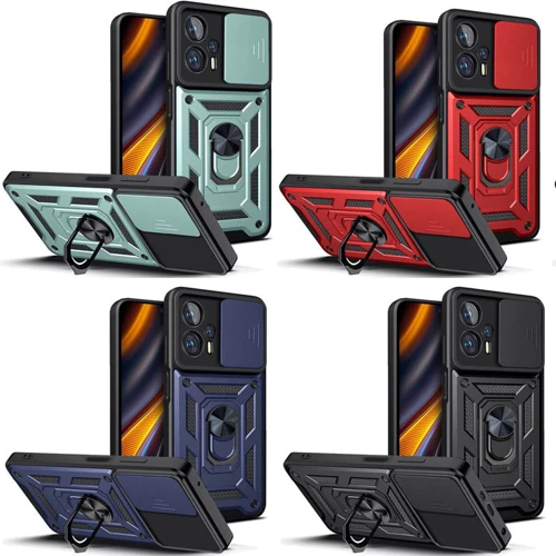 Чехол для телефонов Mobile Case Camshield Serge Ring Red for Xiaomi Poco X4 GT: Совместимость Xiaomi Poco X4 GT