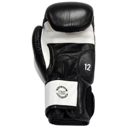 Перчатки боксерские THOR SPARRING 12oz /PU /черно-белые фото 2