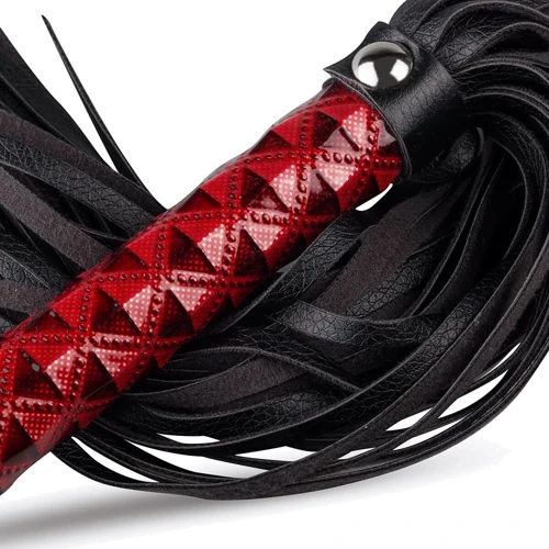 Плеть-флогер Whipped - Beat It Flogger - Red, экокожа