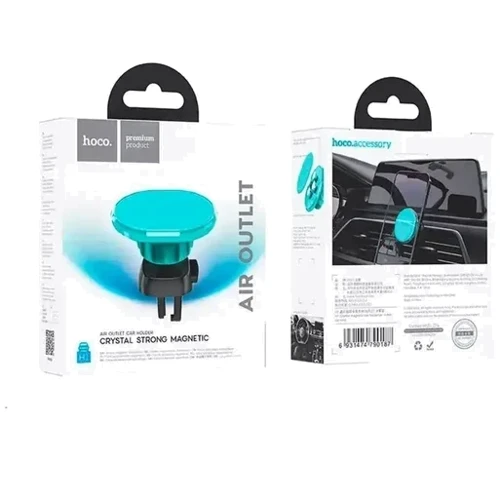Держатель Hoco Car Holder Air Vent Magnetic H1 Ice Mist: Особенности MagSafe, магнитный, автодержатель
