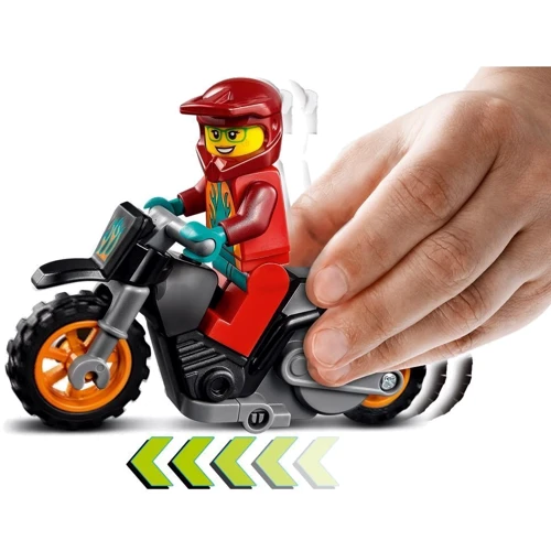 Конструктор LEGO City Огненный каскадерский мотоцикл (60311): Рекомендуемый возраст 5+
