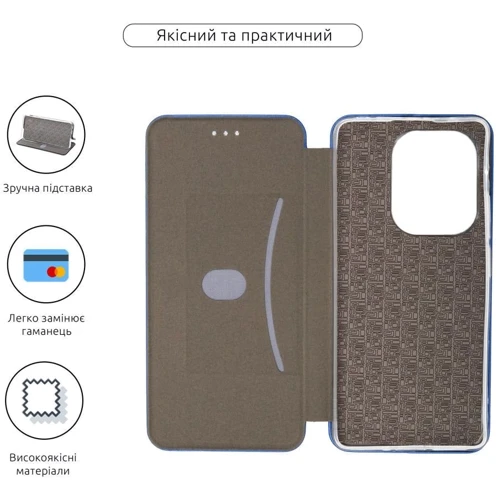 Чохол для телефона ArmorStandard G-Case Blue для Xiaomi Redmi Note 13 Pro 4G (ARM73140): Тип чехол-книжка