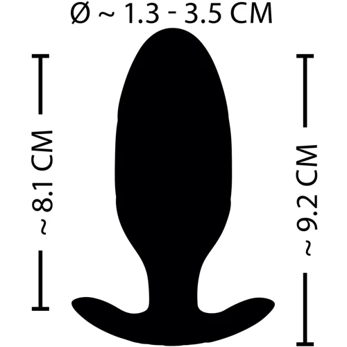 Анальная пробка с вибрацией и электростимуляцией XouXou Vibrating E-Stim Butt Plug