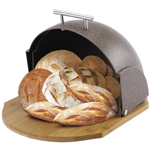 Хлебница Maestro Granite коричневая (1678G-MR BROWN)