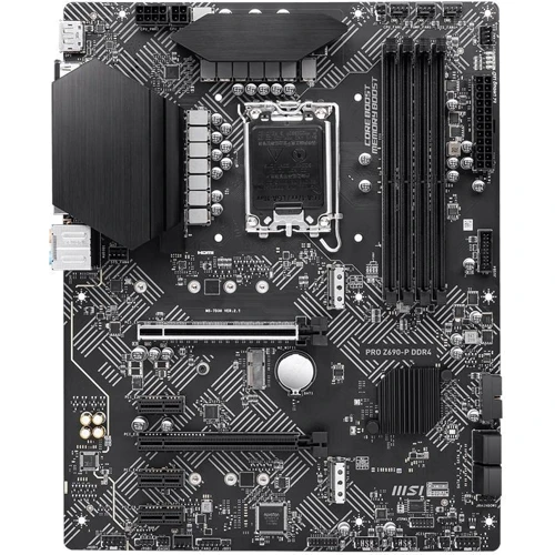MSI PRO Z690-P DDR4: Оперативная память 4xDDR4 5200 МГц, до 128 ГБ