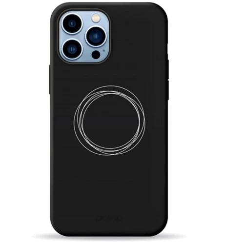 

Pump Silicone Minimalistic Case Circles on Dark (PMSLMN13PROMAX-6/173) for iPhone 13 Pro Max