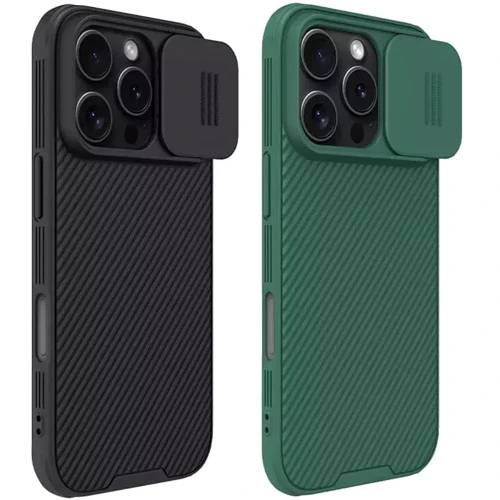 Чехол для iPhone Nillkin CamShield Pro Magnetic Deep Green for iPhone 16 Pro: Цвет зеленый