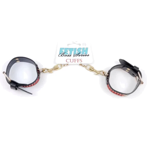 Наручники с кристаллами Fetish Boss Series - Handcuffs with cristals Red (BS3300109)