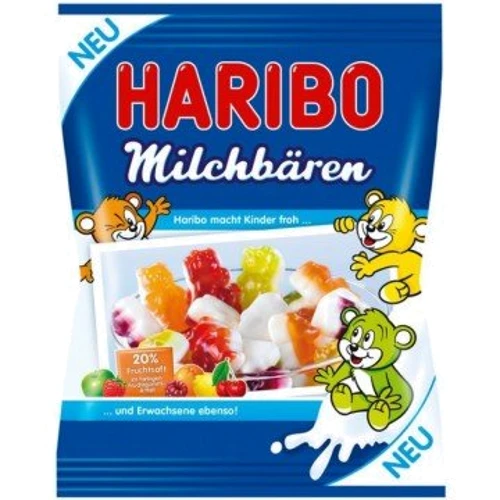 Цукерки жувальні Haribo Milchbaren 160 г (НФ-2014)
