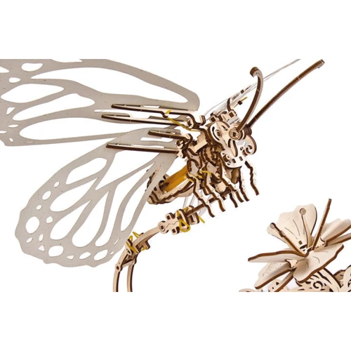 Механічний 3D пазл UGEARS "Метелик" (70081): Кількість фрагментів, шт 161