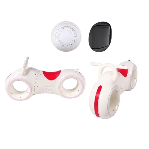 Біговел Tilly GS-0020 White/Red Bluetooth LED-підсвічування (GS-0020 White/Red): Колеса безвоздушные