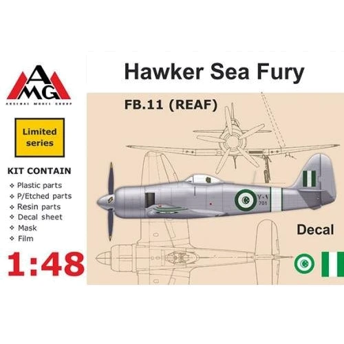 Истребитель AMG Models FB.11 (REAF) Hawker Sea Fury