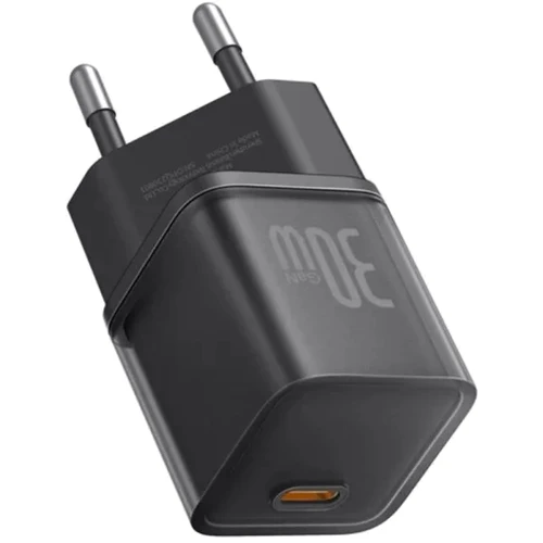 Зарядное устройство Baseus Wall Charger USB-C GaN 5S 30W Black (P10162504113-00): Кабель в комплекте отсутствует