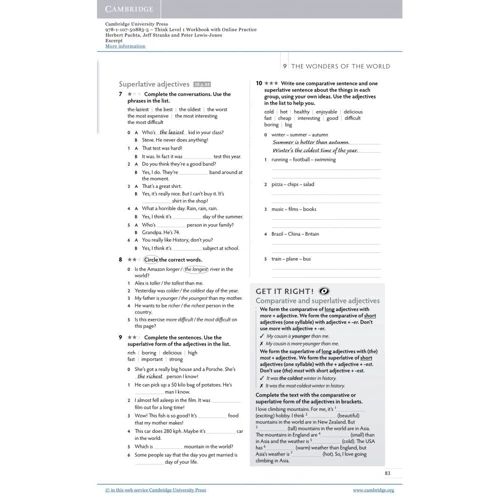 Think 1: Workbook with Online Practice: Жанр Учебники и пособия