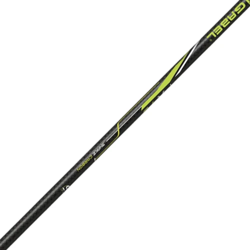 Треккинговая палка Gabel FX-75 Snake Carbon 115 Dual Spike (7009351011150) (DAS302694): Цвет черный