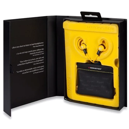 Наушники Monster iSport LiveStrong ControlTalk Yellow фото 5
